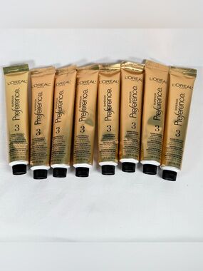 8 Tubes L'OREAL Superior Preference #3 Color Shine Conditioner NEW